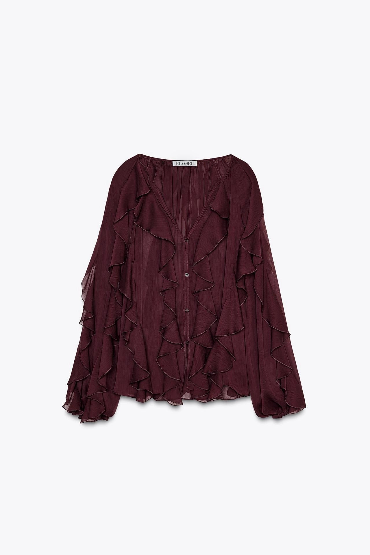 FleurVie™ – Tijdloze Elegantie in een Luchtige Blouse