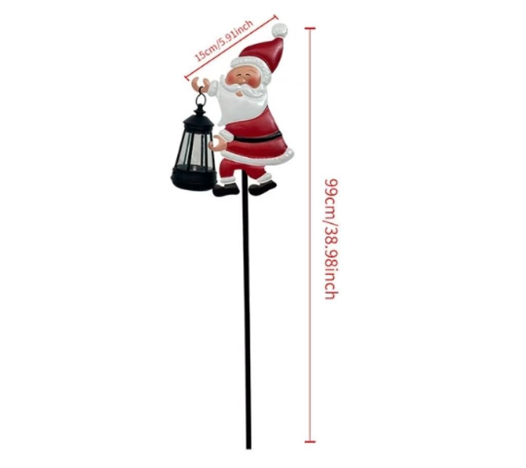 GlowSanta™ – Breng Magische Kerstsfeer naar Buiten met Zonne-LED Decoratie