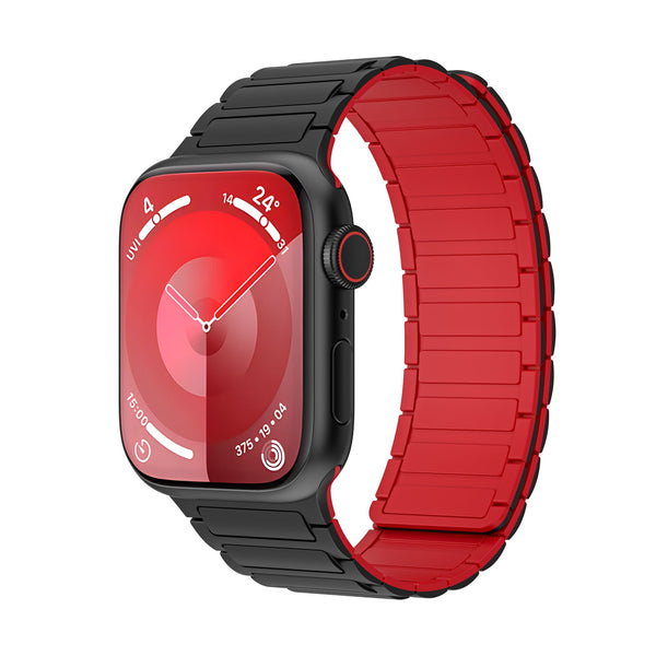 Siliconen armband met magnetische lus voor Apple Watch