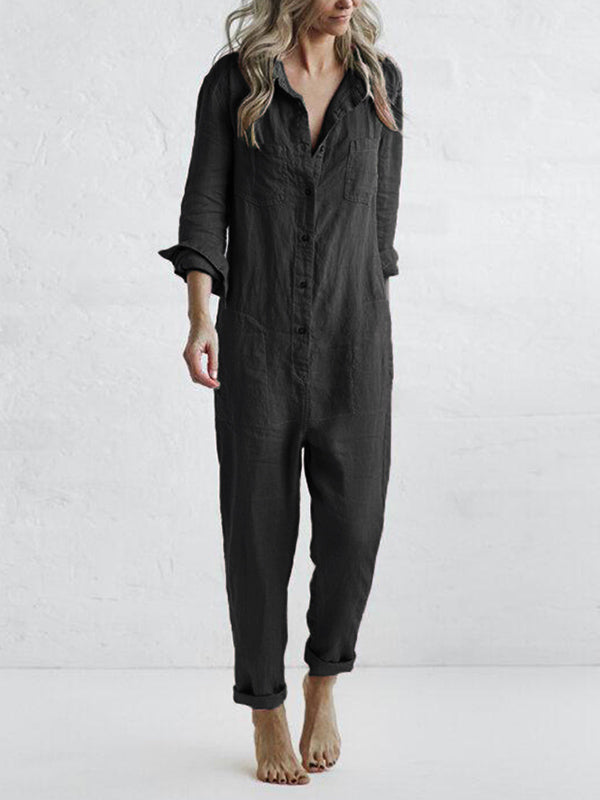Anna™ | Jumpsuit met lange mouwen