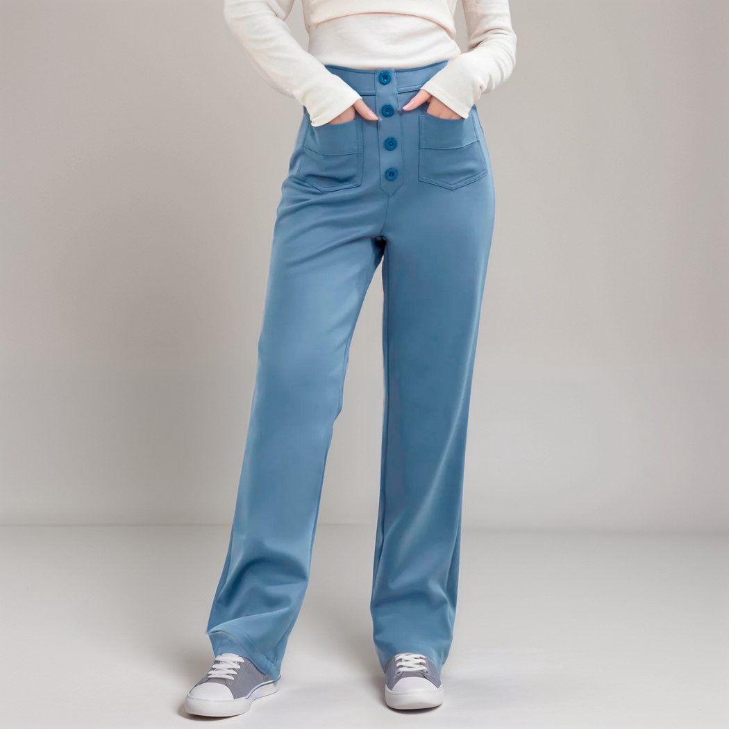 NovaFlex | Elastische broek met hoge taille