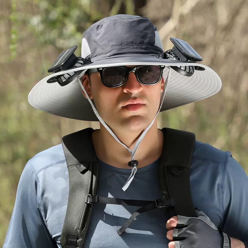 SolarBreeze™ – De Zonnehoed met Ventilator voor Ultiem Zomercomfort