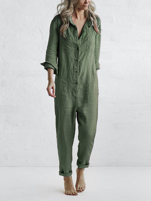 Anna™ | Jumpsuit met lange mouwen
