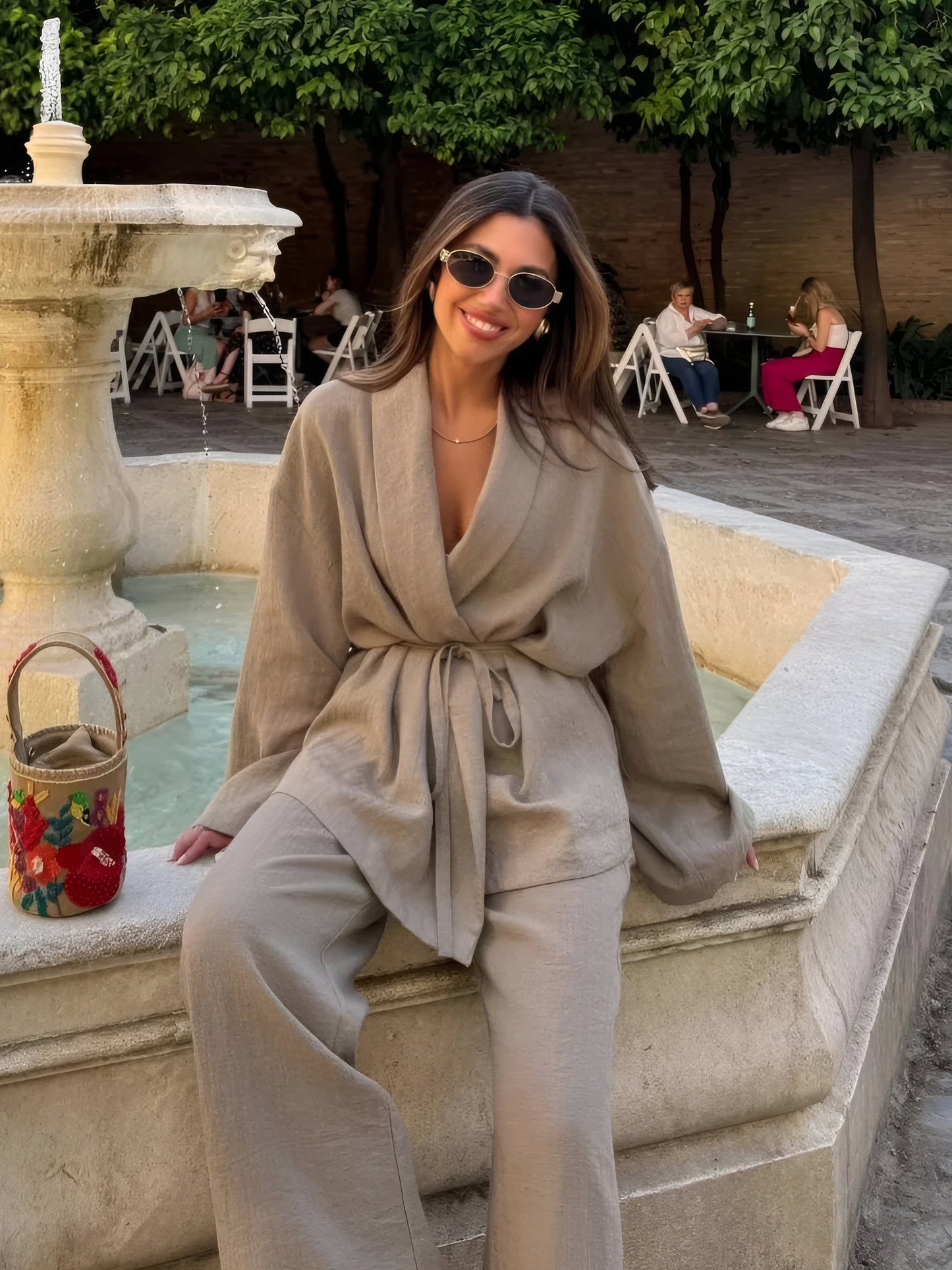 ARYA | KIMONO LINNEN SET