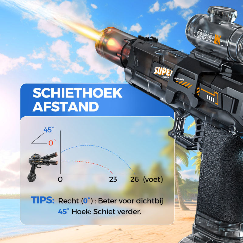 HydroVolt™ – Oplaadbare Elektrische Watershooter met Vlamlicht-effect