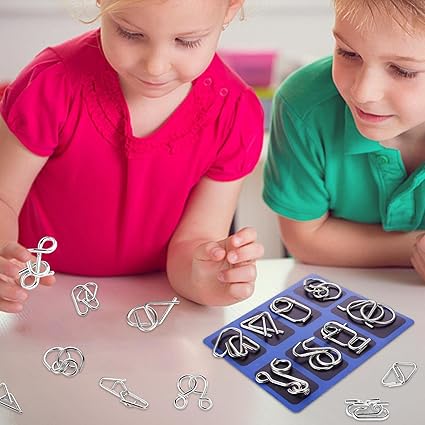 MindTwist™ Puzzles – 24 Uitdagende Metaalpuzzels