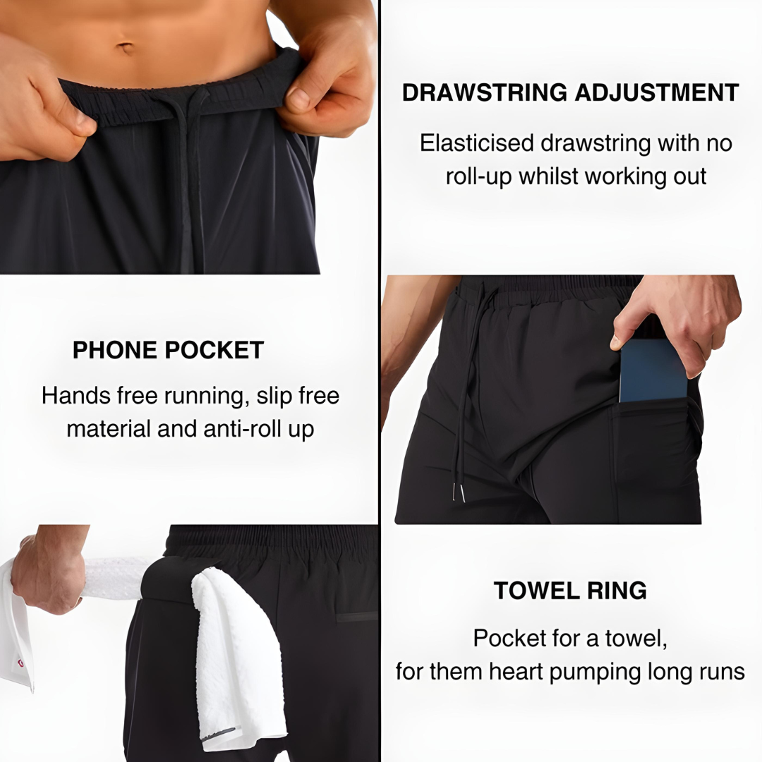 FlexRun Pro 2-in-1 Sport Shorts | 1+1 GRATIS