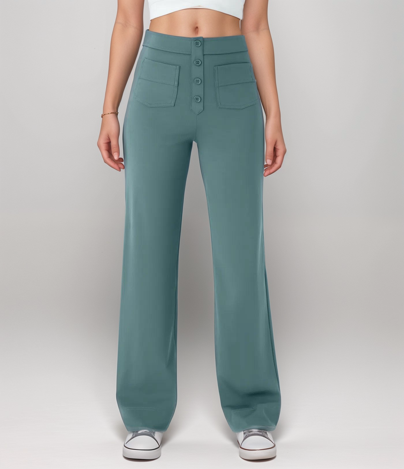 NovaFlex | Elastische broek met hoge taille