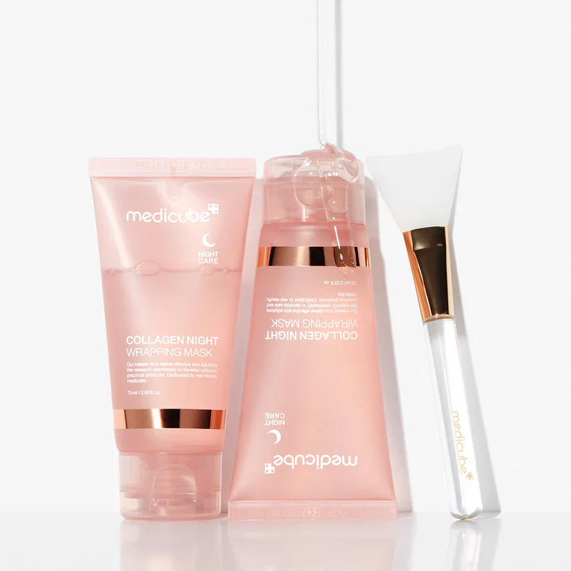 Luvéa™ Collagen Glow Nachtmasker – Peel-Off Hydratieboost