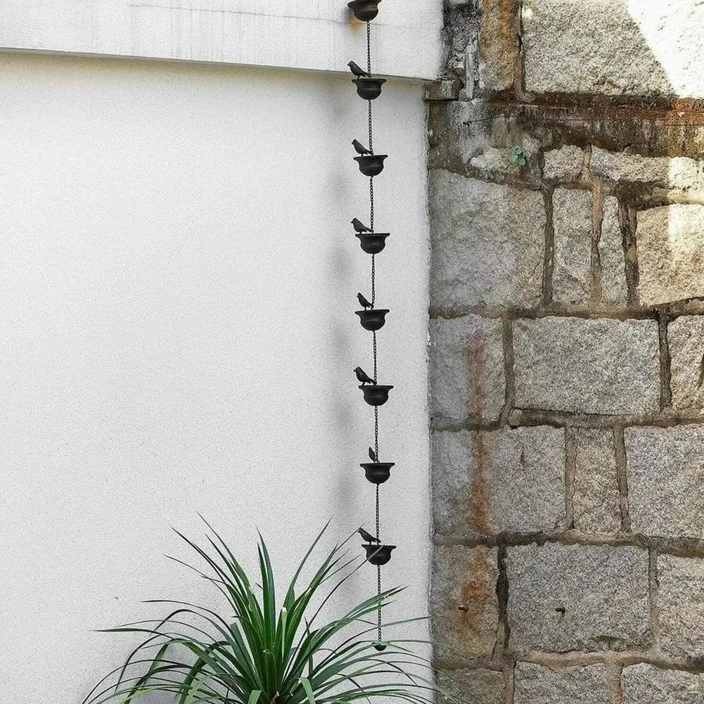 Pluvina™ Regenketting met Vogelbad
