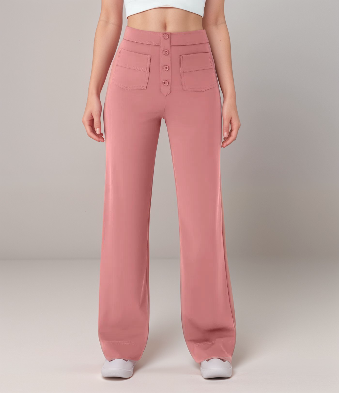 NovaFlex | Elastische broek met hoge taille