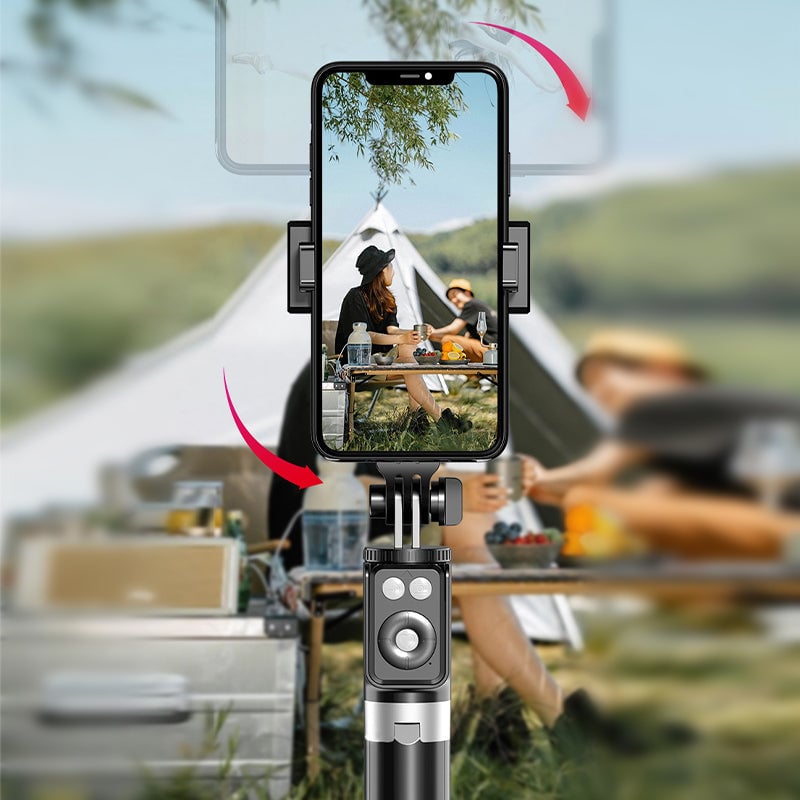 SnapGlow™ - 6-in-1 Selfie Stick & Statief