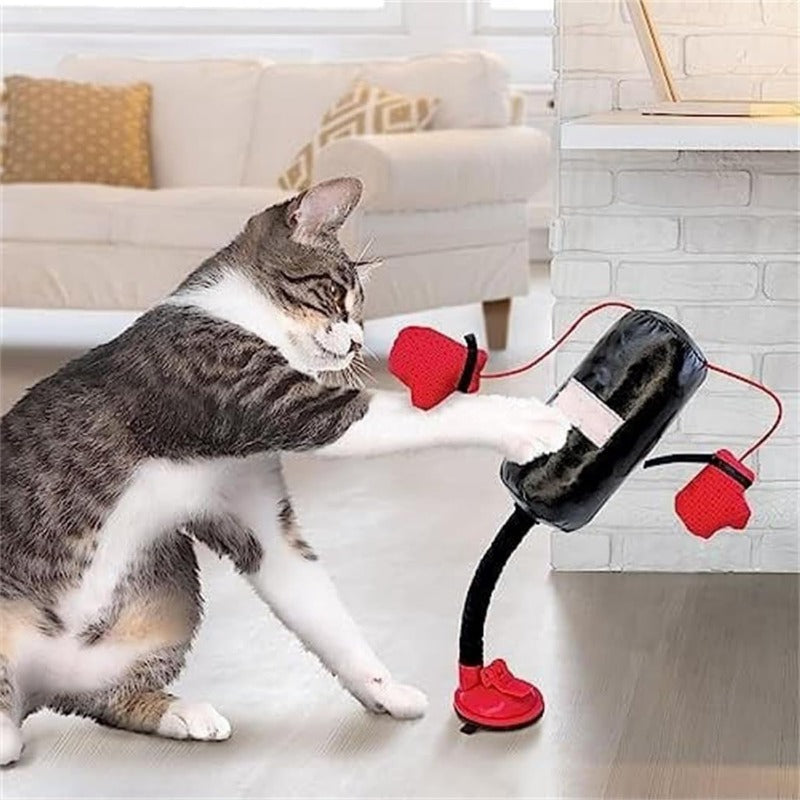 PawBoxer™ – Interactieve Boksbal voor Katten