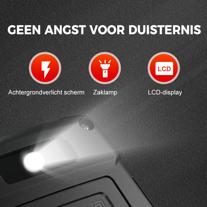 Voltura™ Smart Multimeter – Compact, Slim en Veilig Meten