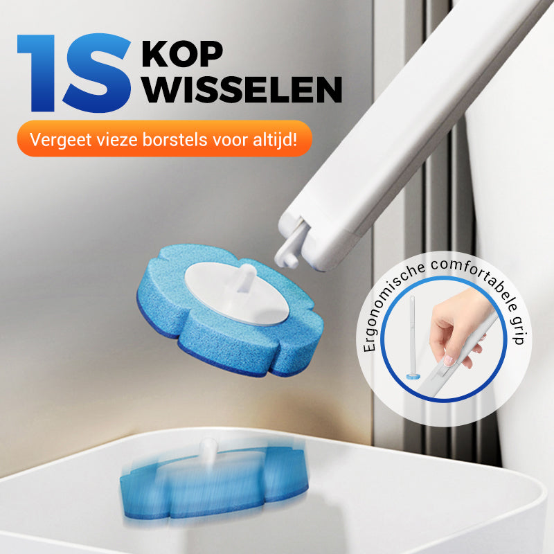 FreshSwipe™ - Wegwerp Toiletborstel – Slim, Hygiënisch & Supereenvoudig