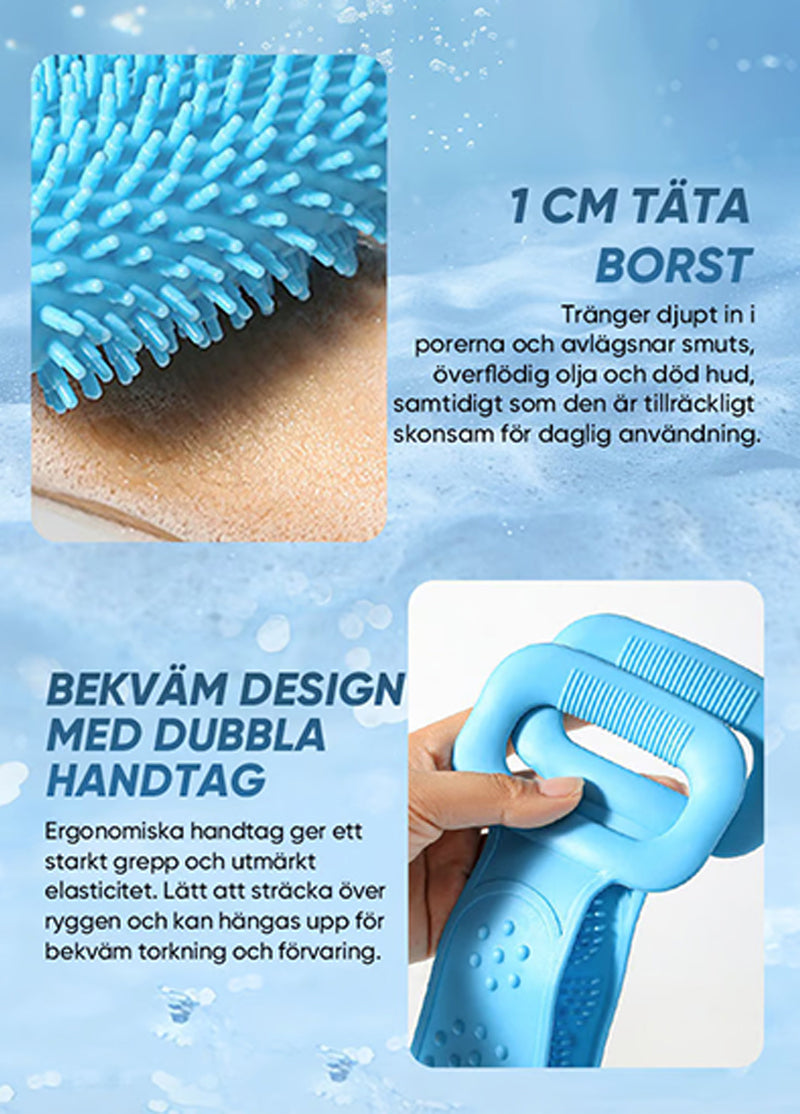 Velvique™ - Silicone Doucheband – Scrub & Ontspan in één beweging