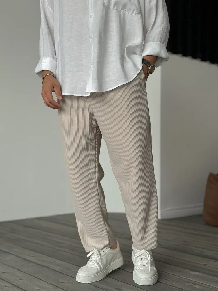 Aurelio - Zachte luxe broek voor heren