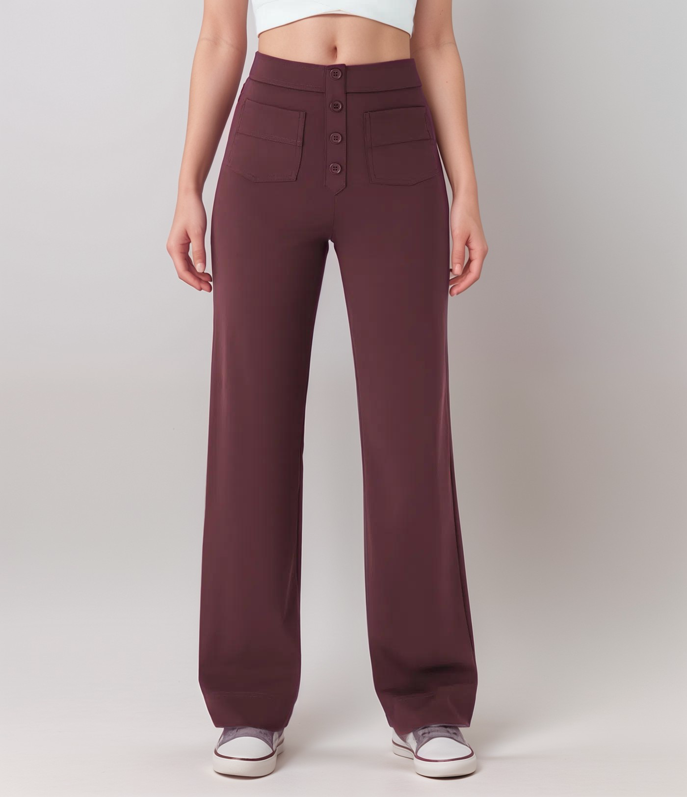 NovaFlex | Elastische broek met hoge taille