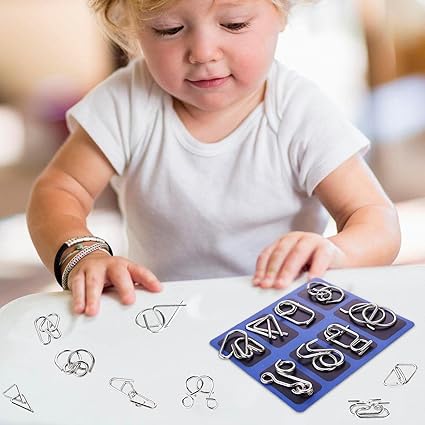 MindTwist™ Puzzles – 24 Uitdagende Metaalpuzzels