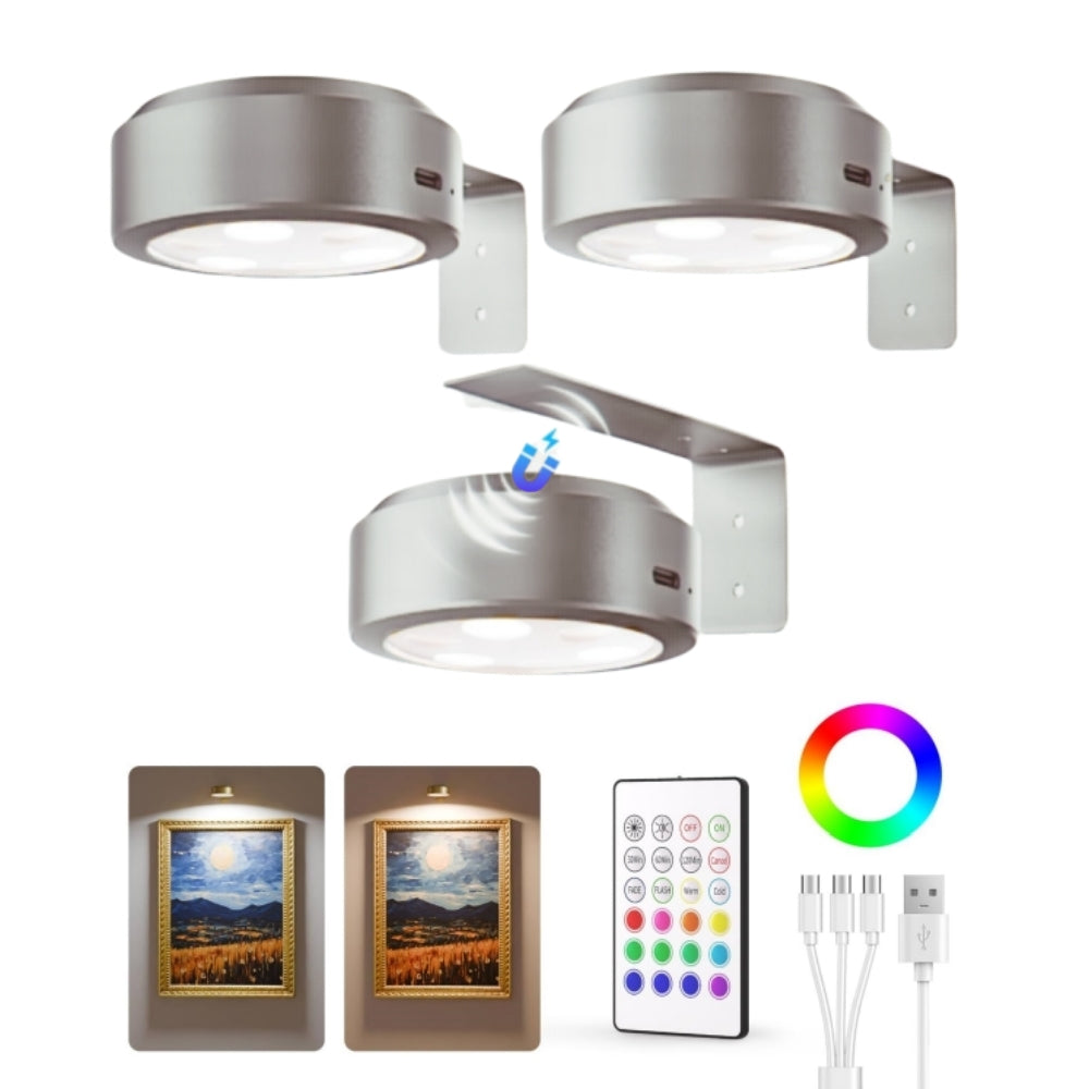 LumiFrame™ – Draadloze Verlichting voor Jouw Wanddecoratie