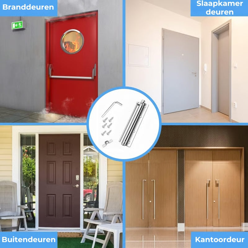 AutoClosePro™ Hinge – De slimme scharnier die jouw deur het werk laat doen