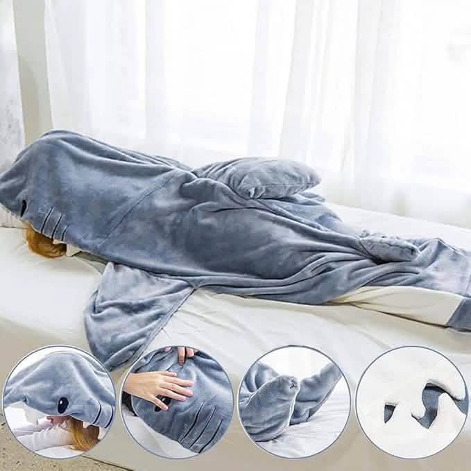 SnuggleShark™ – De Haaien Deken die Warmte en Humor Combineert