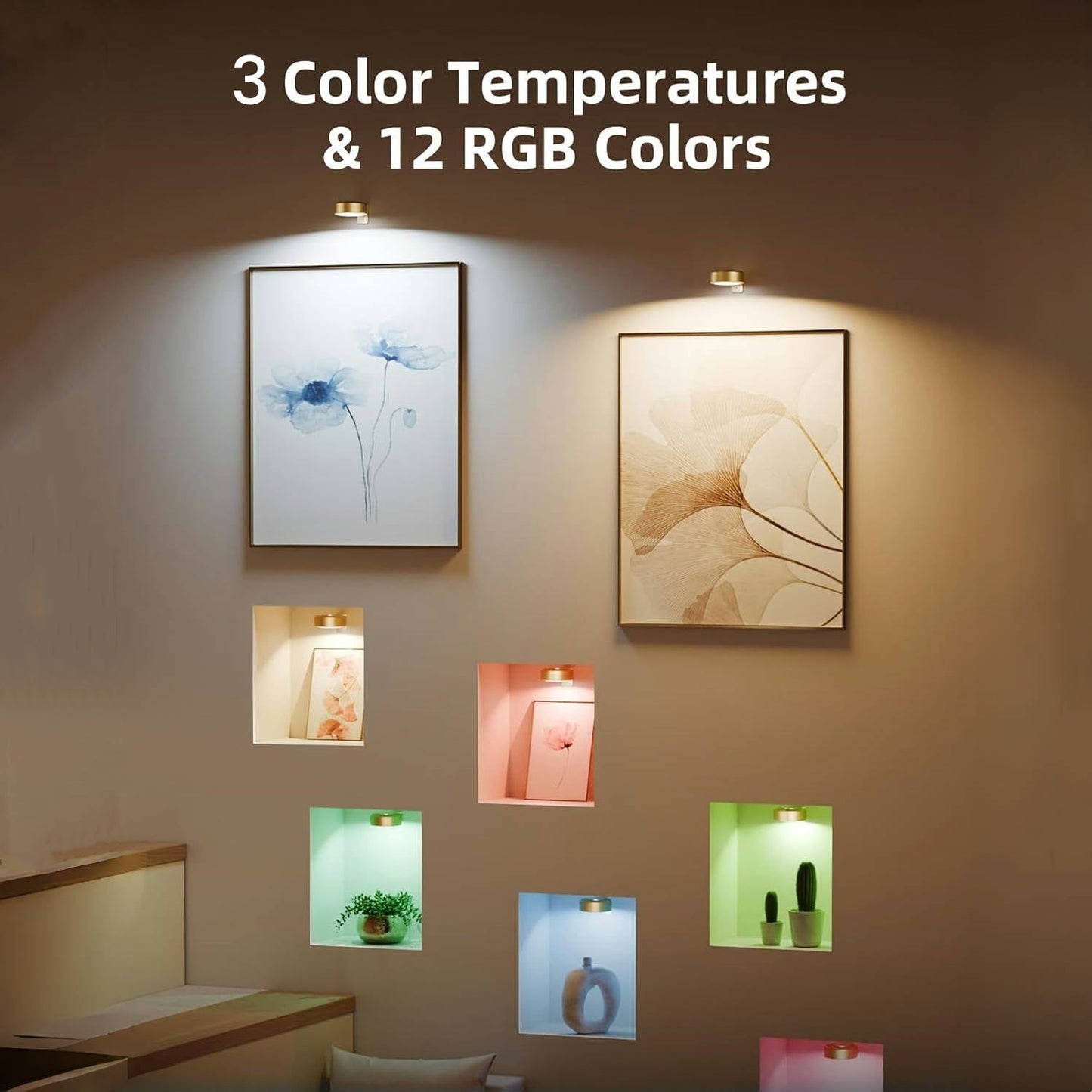 LumiFrame™ – Draadloze Verlichting voor Jouw Wanddecoratie