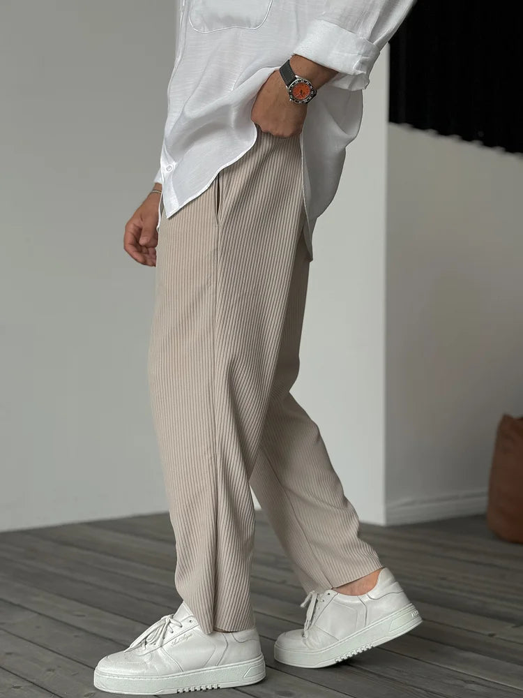 Aurelio - Zachte luxe broek voor heren