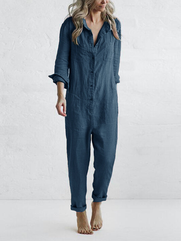 Anna™ | Jumpsuit met lange mouwen