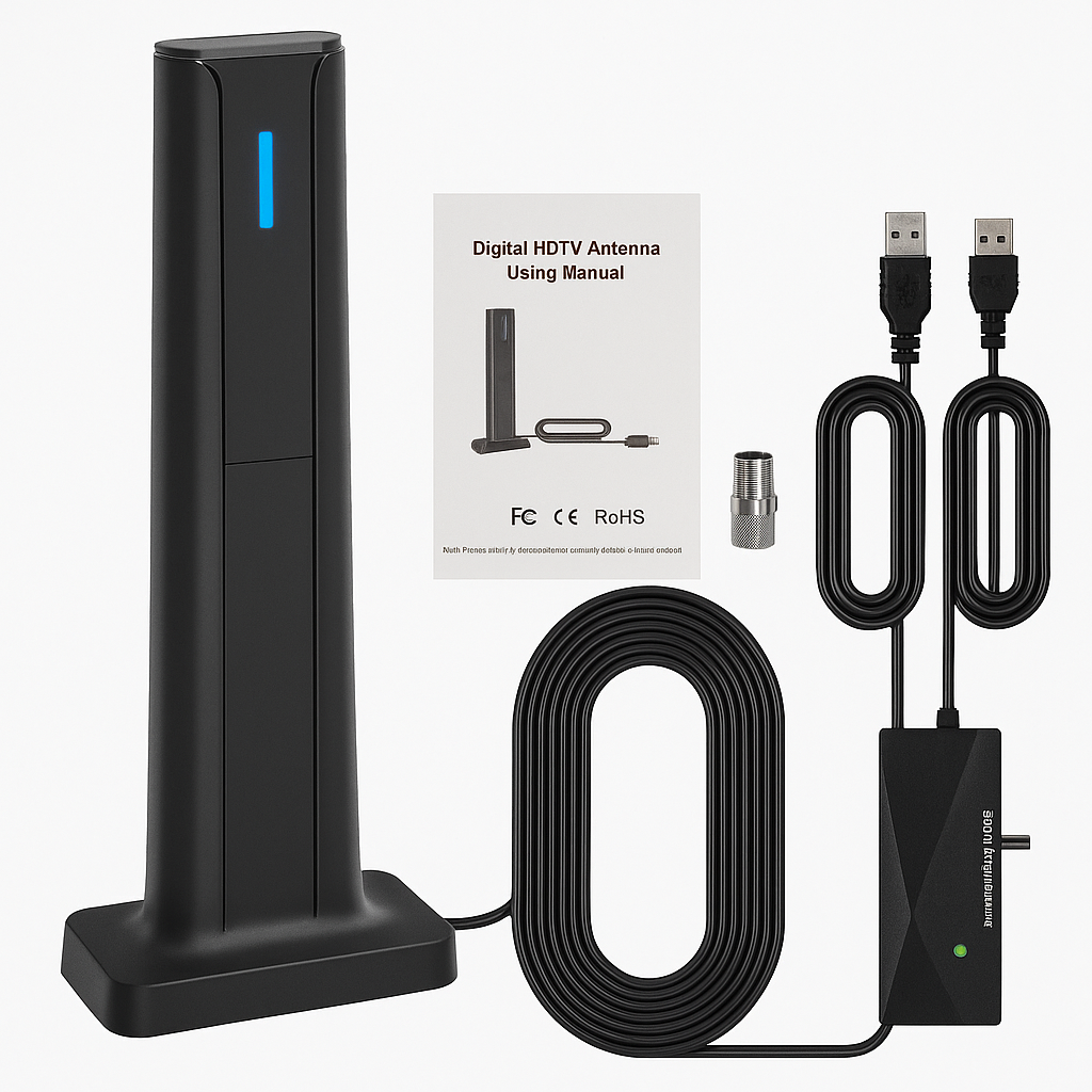 AIRIANT™ HD4K – Draadloze TV-Antenne met Krachtige Signaalontvangst