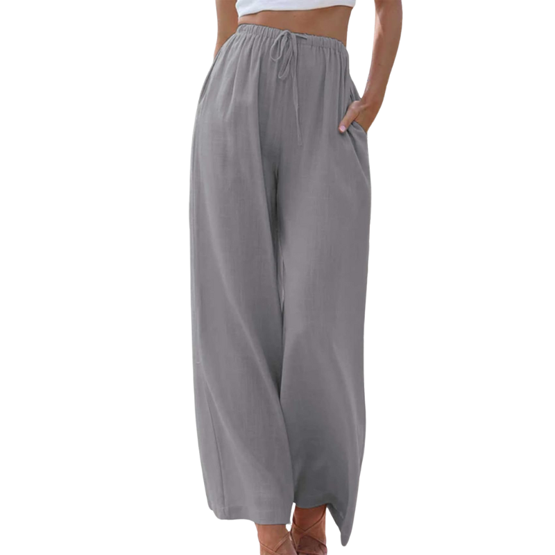 Saar - Elegante katoen-linnen broek