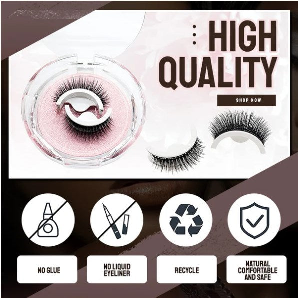 LashMuse™ – Zelfklevende Herbruikbare Wimpers | 1+1 GRATIS