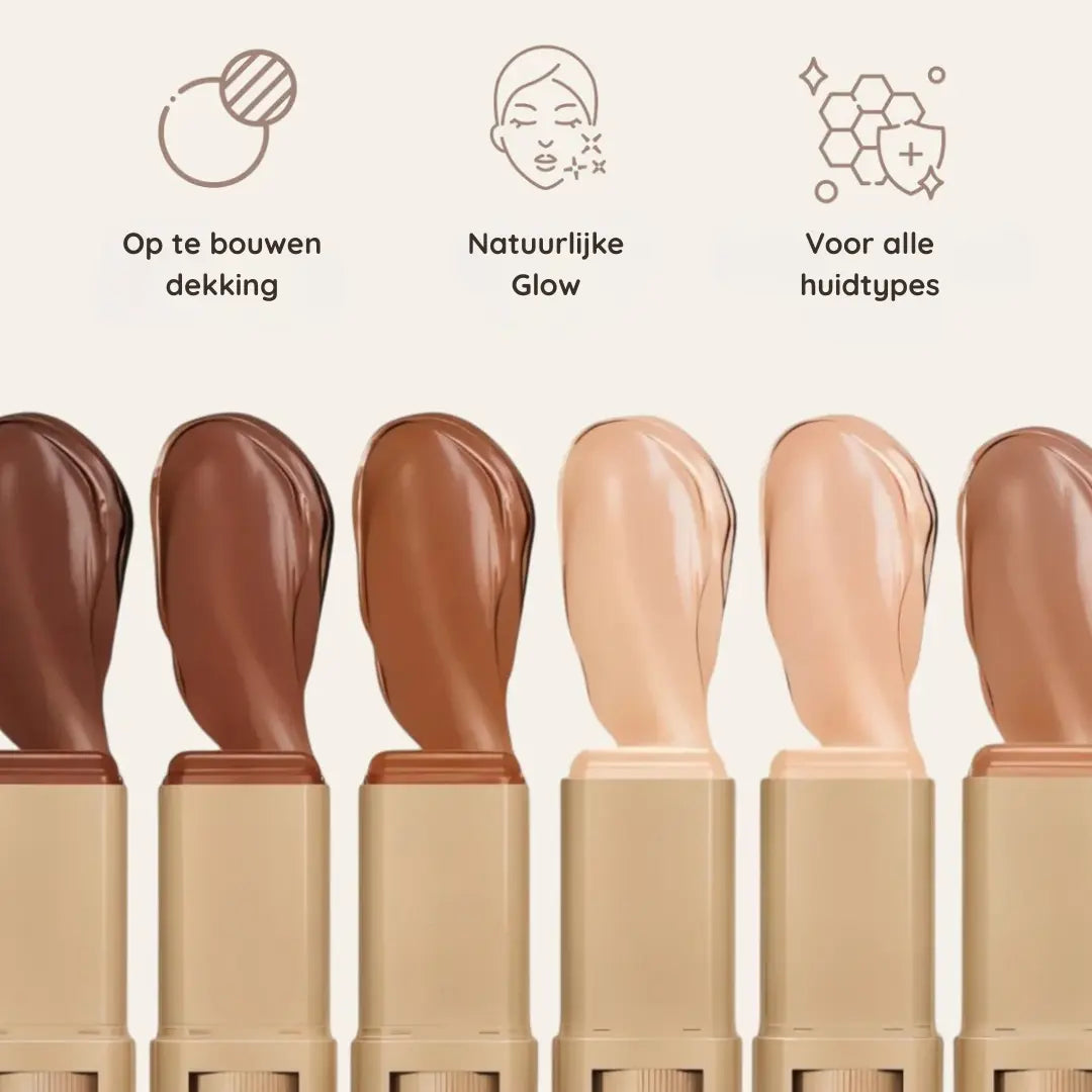 Velvéra™ Foundation Stick – Natuurlijk. Krachtig. Compact. | 1+1 Gratis