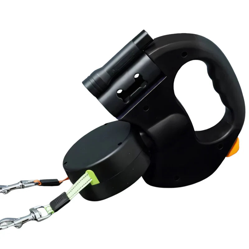 PawSync⢠| 2-in-1 Anti-Knoop Hondenriem