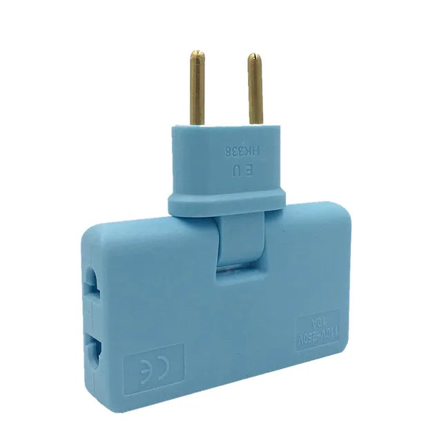 RotatingPlug - Meervoudige stekker met 180º draaibare kop | 1+2 GRATIS