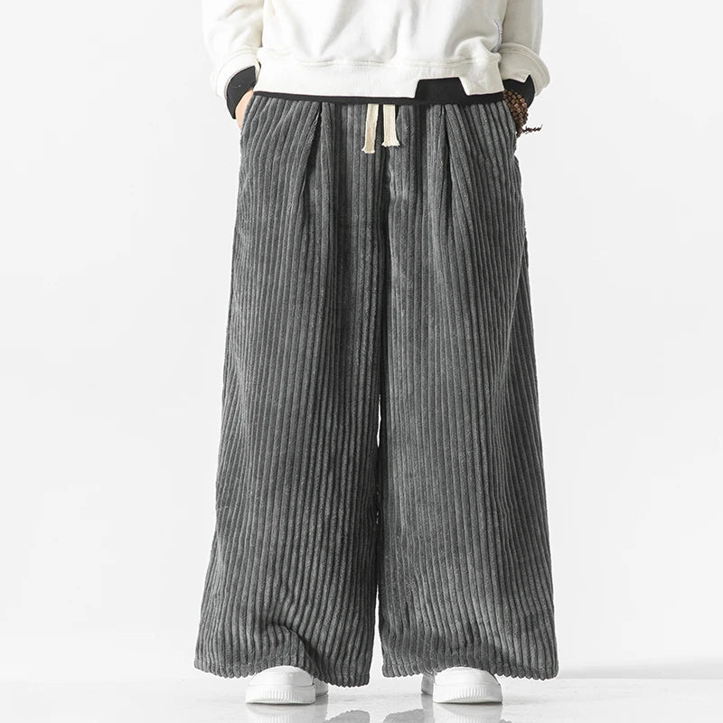 VelvaCord - Wide-Leg Broek
