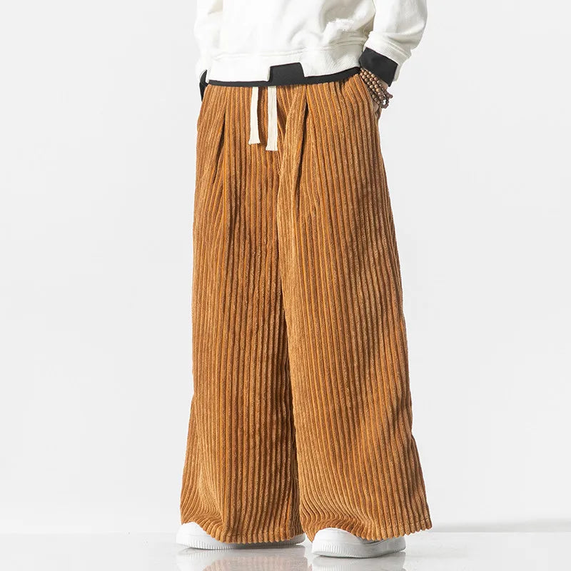 VelvaCord - Wide-Leg Broek