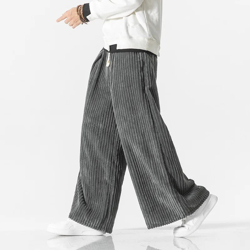 VelvaCord - Wide-Leg Broek