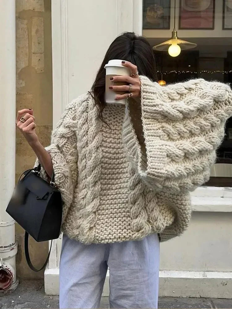 Nordira™ Oversized Gebreide Trui