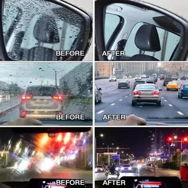 RainGuard™ - Car Glas Oliefilm Coating Oplossing En Borstel
