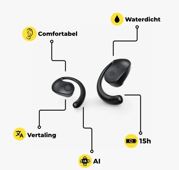 NovaLingo™ – Jouw slimme tolk & draadloze oordopjes in één