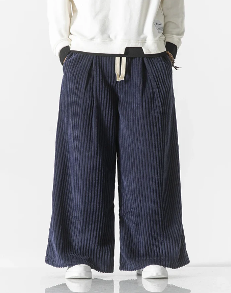 VelvaCord - Wide-Leg Broek