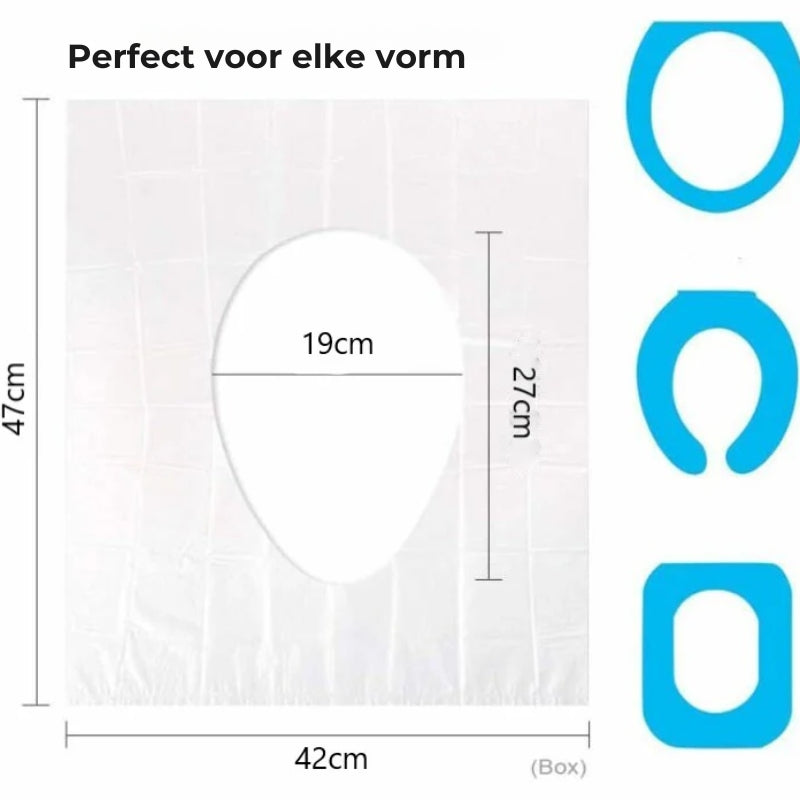 Sanicover™ Wegwerp Toiletbrilhoezen ( 50 Stuks )
