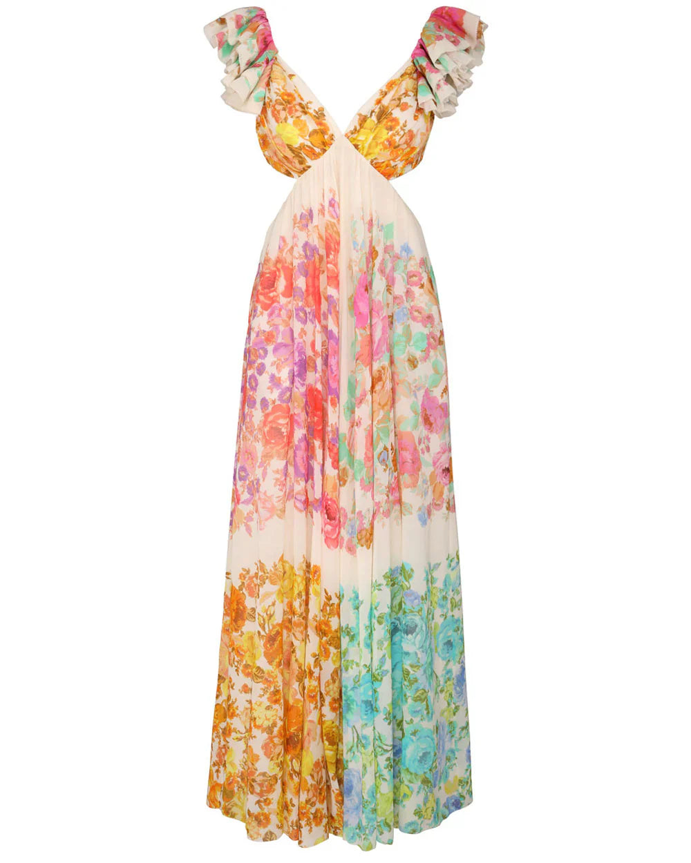 Mia - Bloemen Kraag Jurk