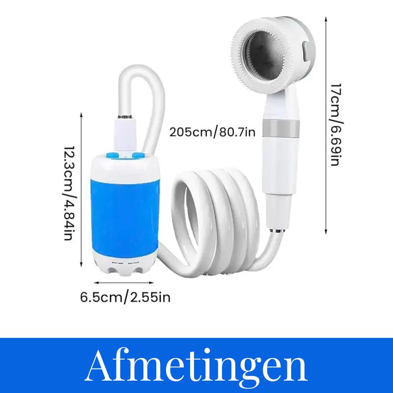 AquaNomad™ – Draagbare Outdoor Douche