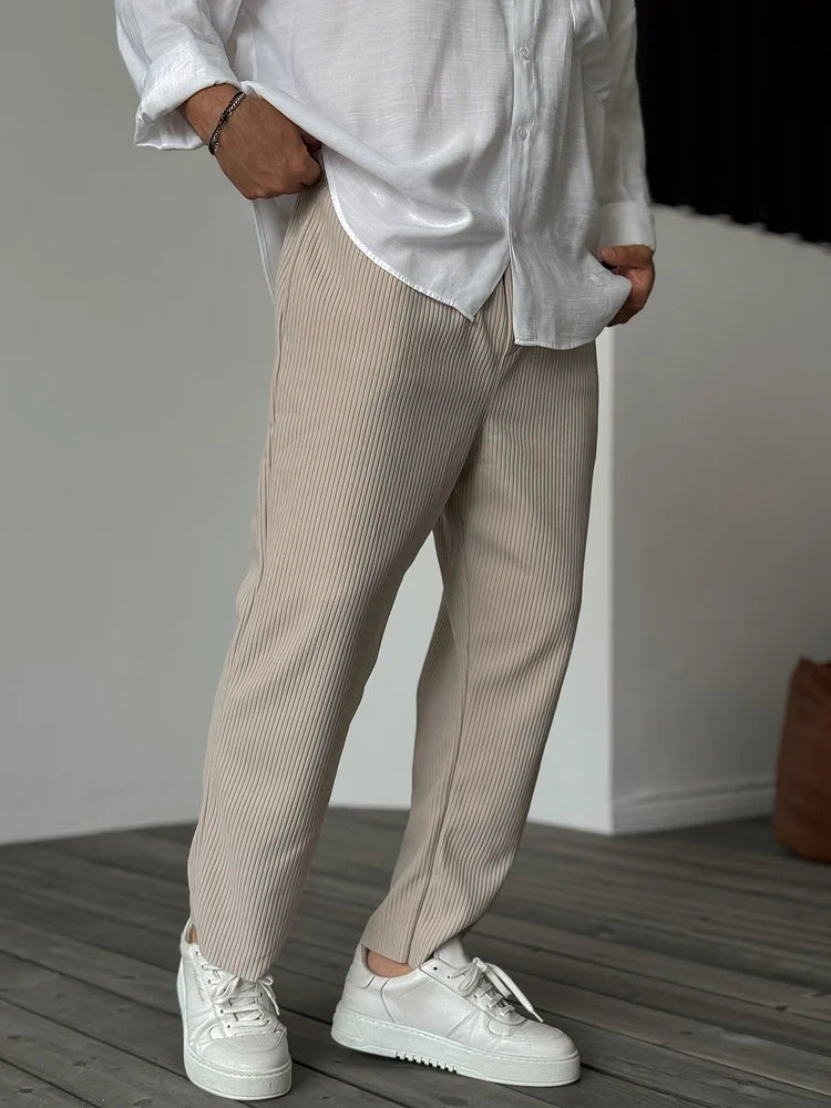 Aurelio - Zachte luxe broek voor heren