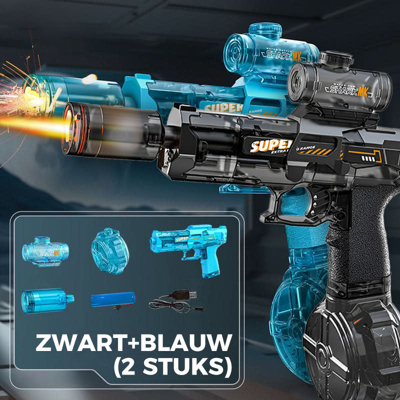 HydroVolt™ – Oplaadbare Elektrische Watershooter met Vlamlicht-effect