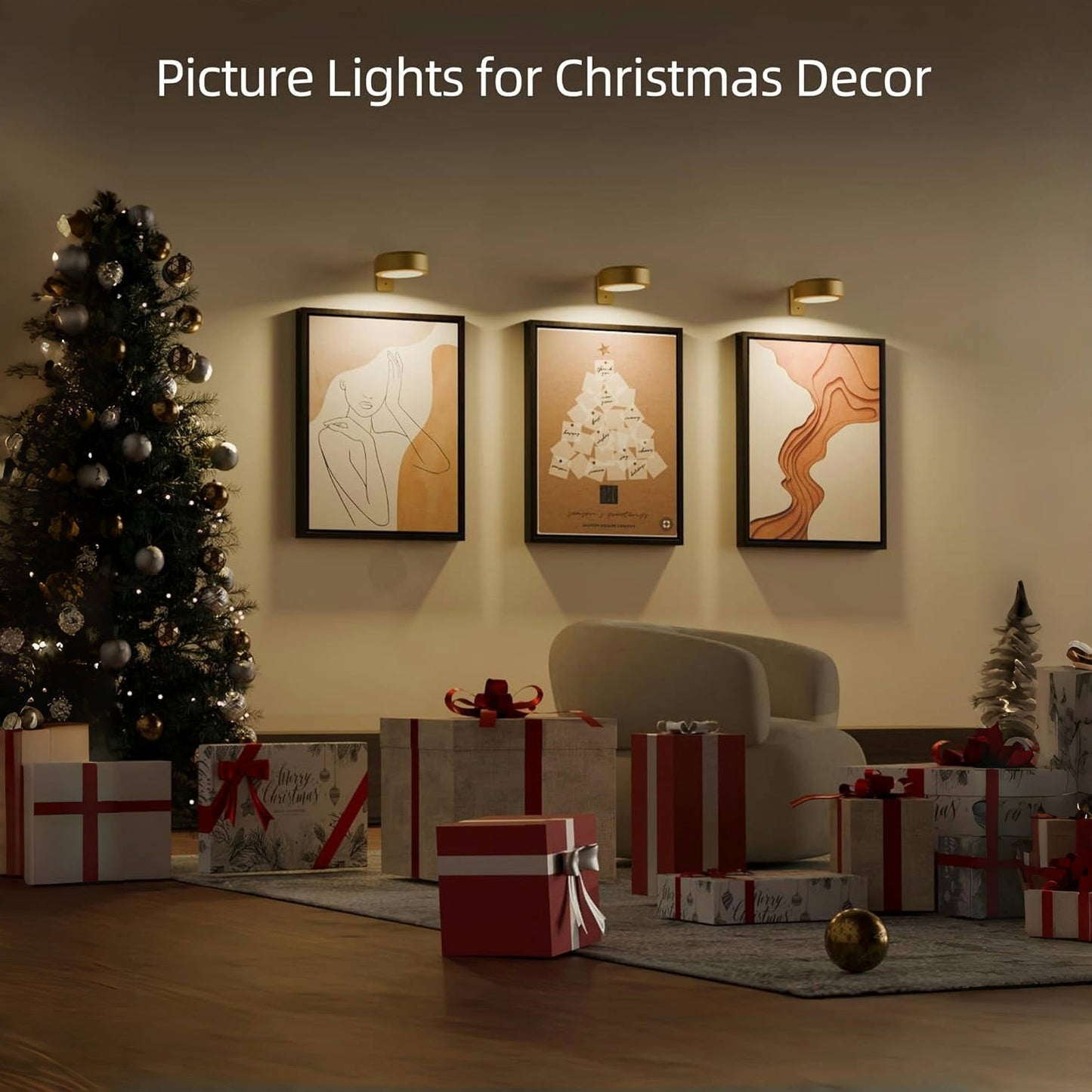 LumiFrame™ – Draadloze Verlichting voor Jouw Wanddecoratie