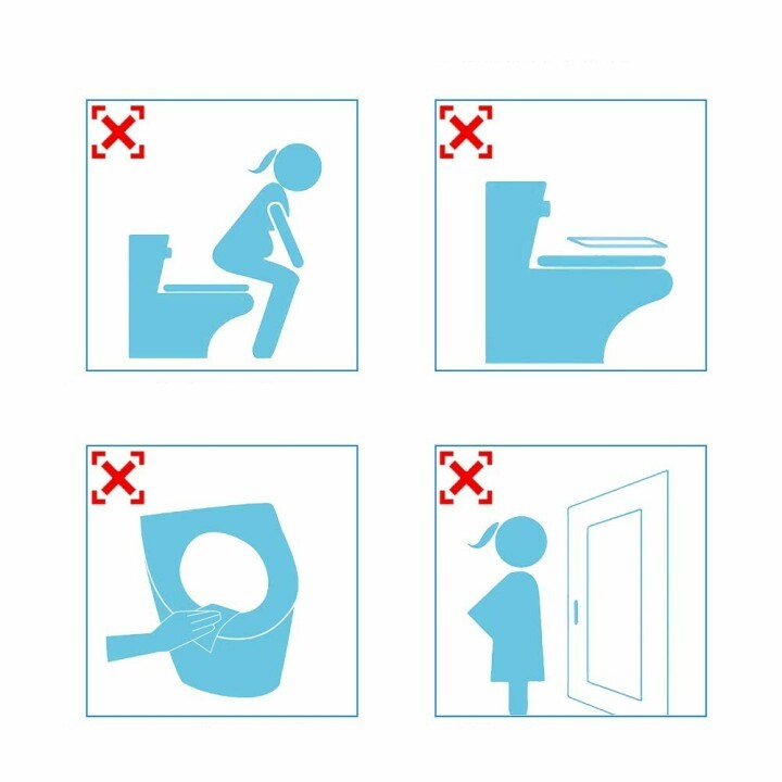 Sanicover™ Wegwerp Toiletbrilhoezen ( 50 Stuks )