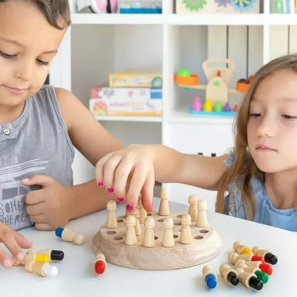 MindWood™ Houten Geheugenspel – Leren, Spelen en Ontdekken